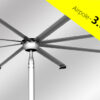 Quạt trần công nghiệp AIRPOLE 3,6 M