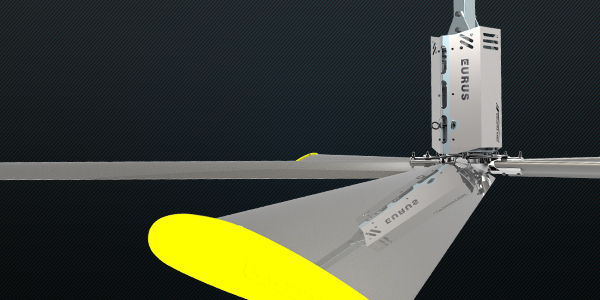 Industrial ceiling fan HVLS eurus SERIES