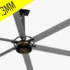 QUẠT TRẦN CÔNG NGHIỆP BOREAS 3 CÁNH DÀI 7,3 M