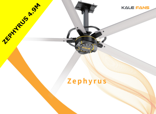 Quạt trần công nghiệp Zephyrus 4.9m 18